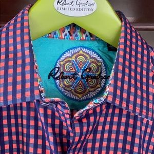 ROBERT GRAHAM Men’s L Gingham Pattern